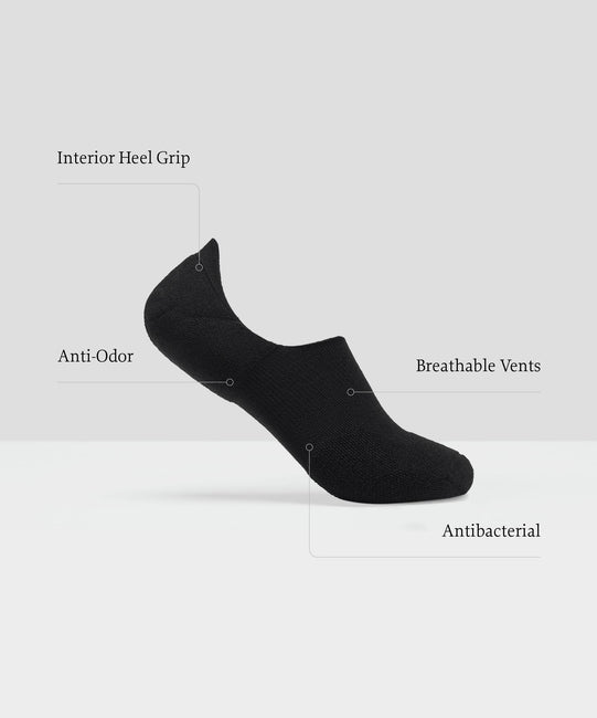Men's No‑Show Socks