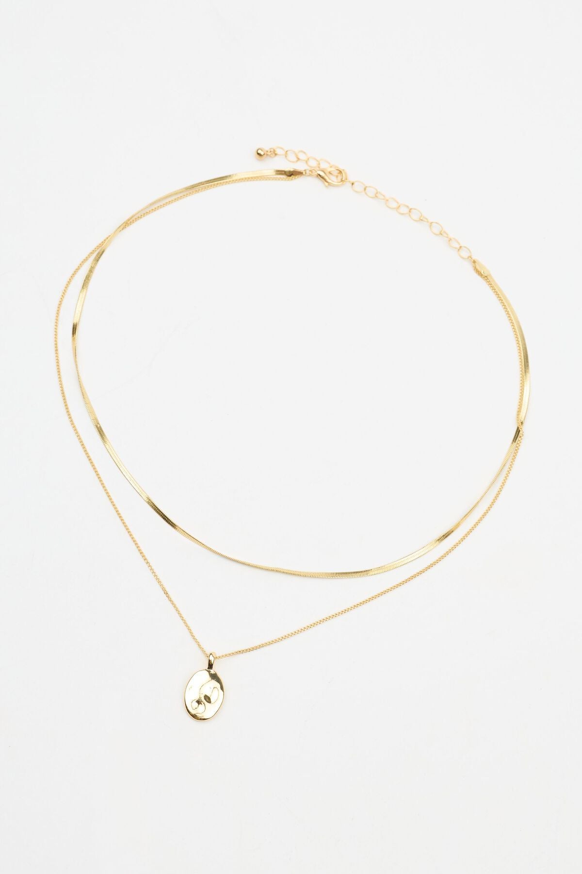 Classic Medallion Double Chain