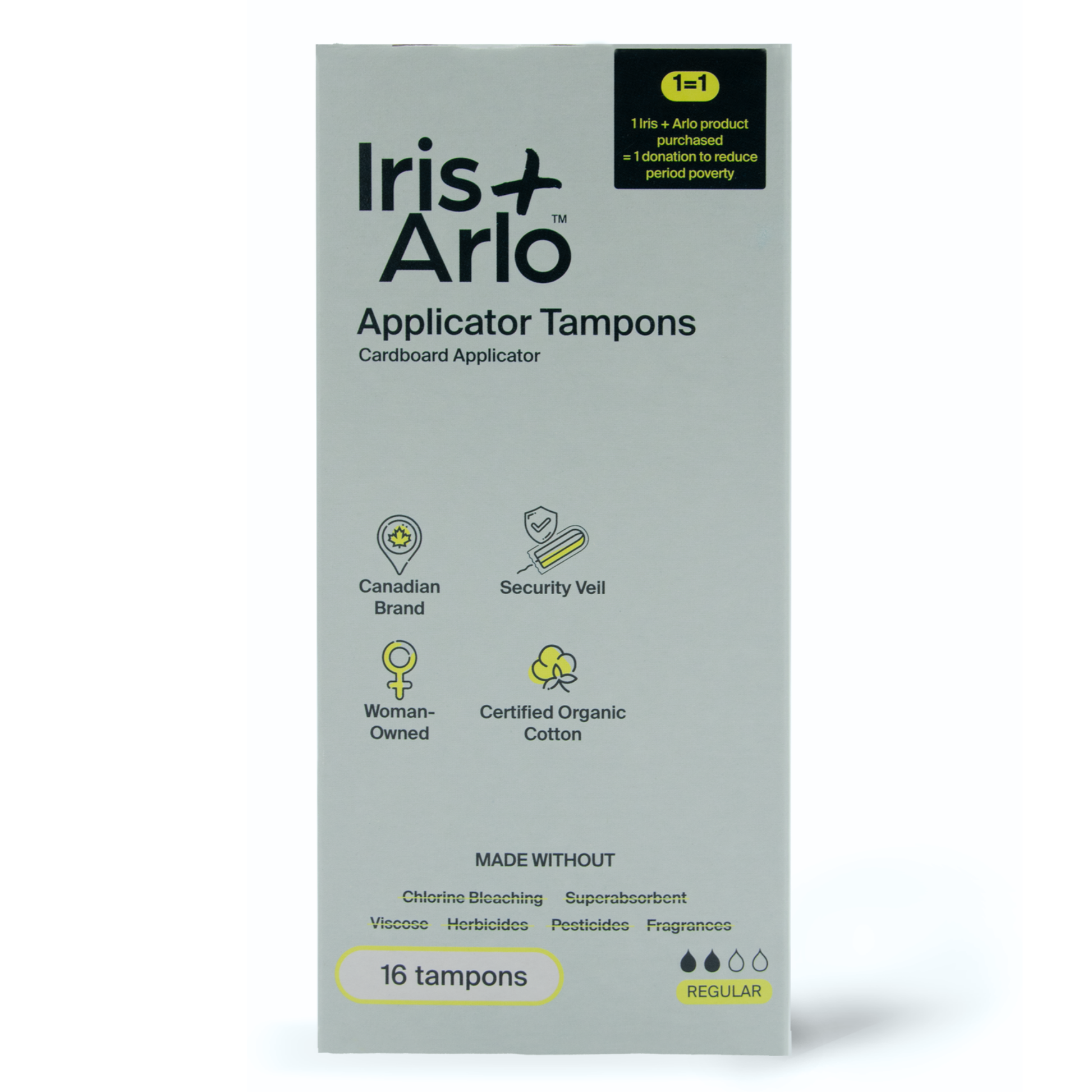 Tampons applicateurs 100 % coton biologique