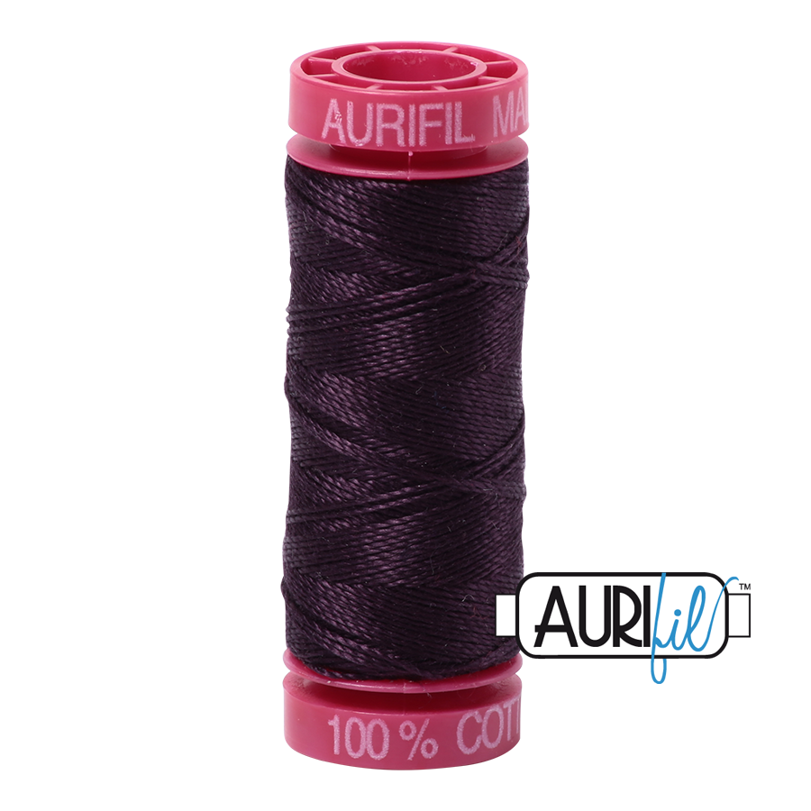 Fil Aurifil - Aubergine 2570 - 12wt