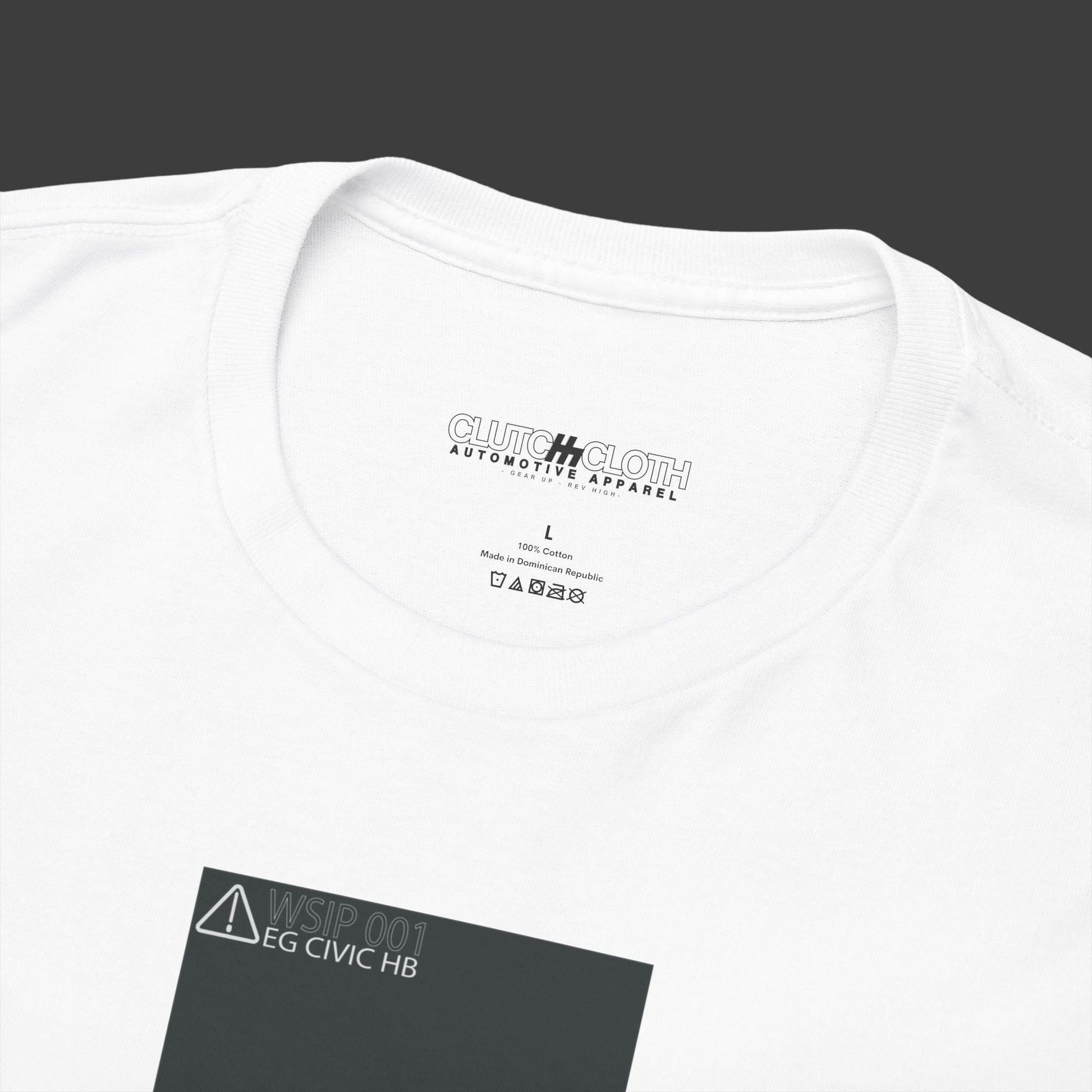 T-shirt graphique automobile ClutchCloth EG Hatch WSIP