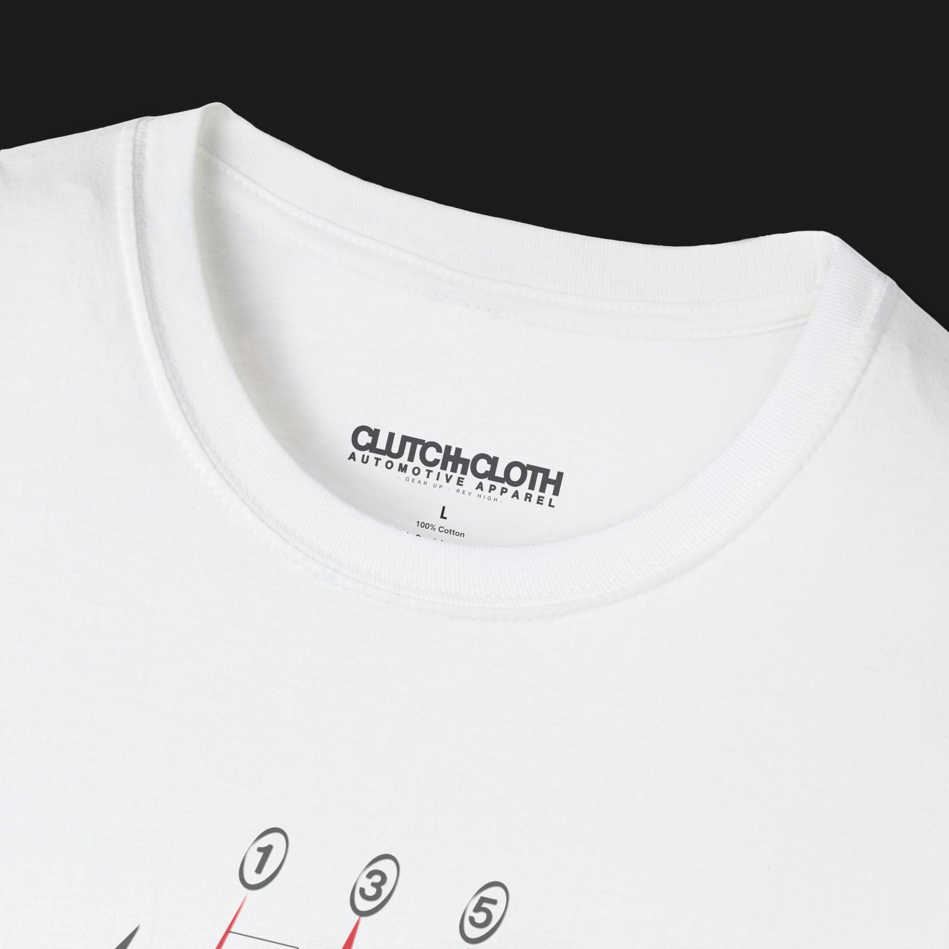 T-shirt graphique automobile avec changement de vitesse manuel et battement de cœur | Homme et femme (unisexe)