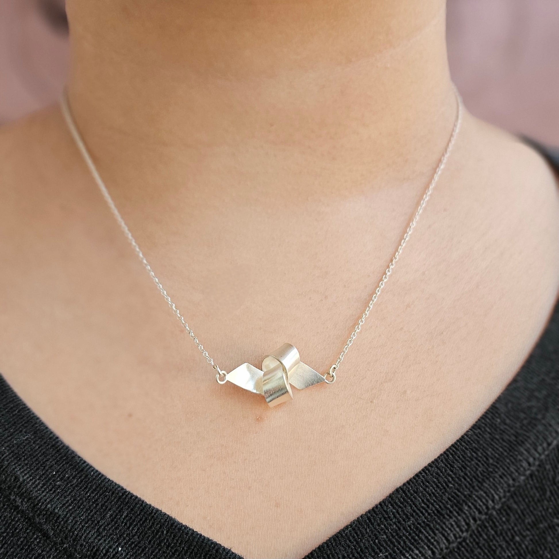 Ribbon Collection - Knotty Necklace