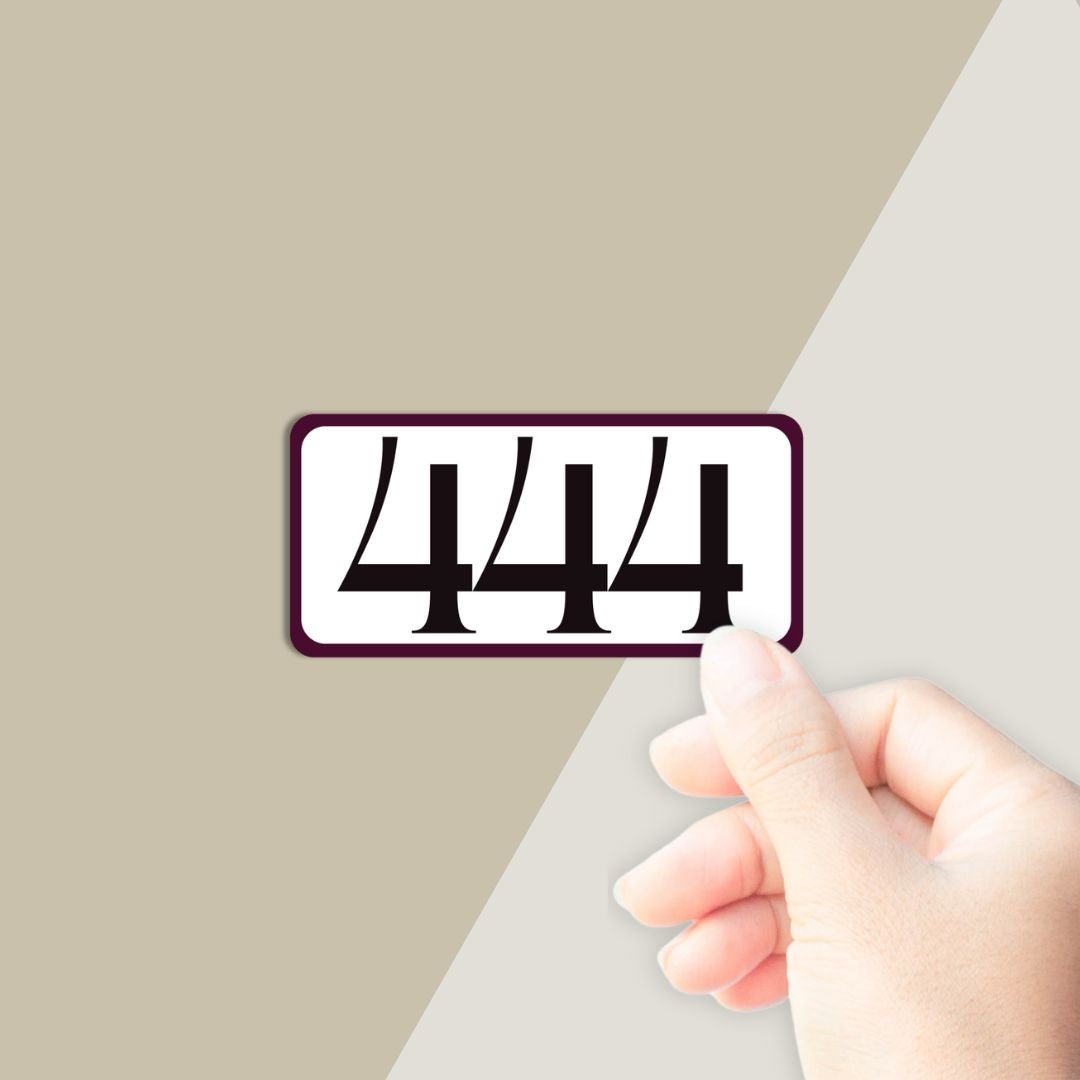 444 Sticker