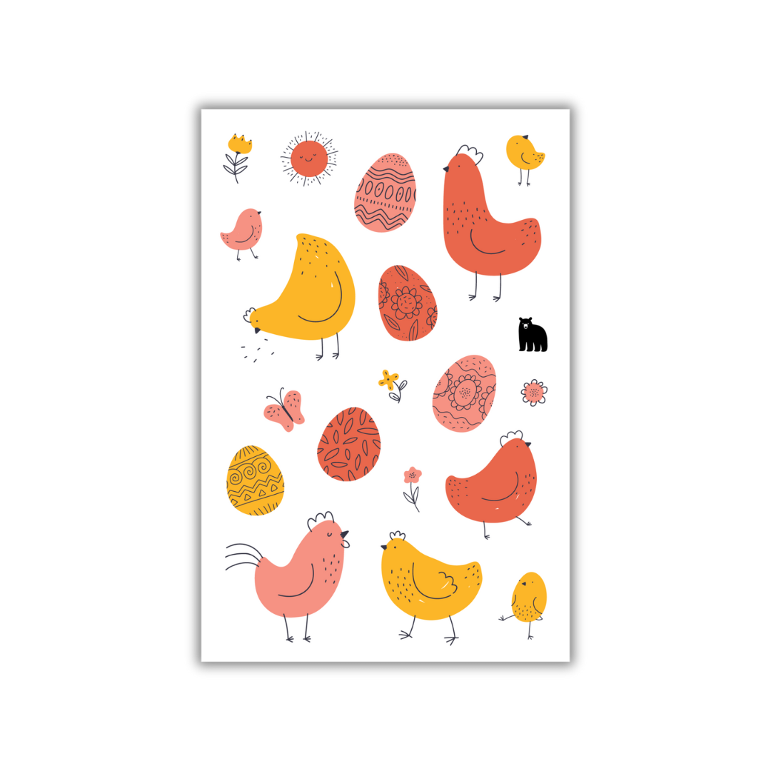 Poussins gonflés