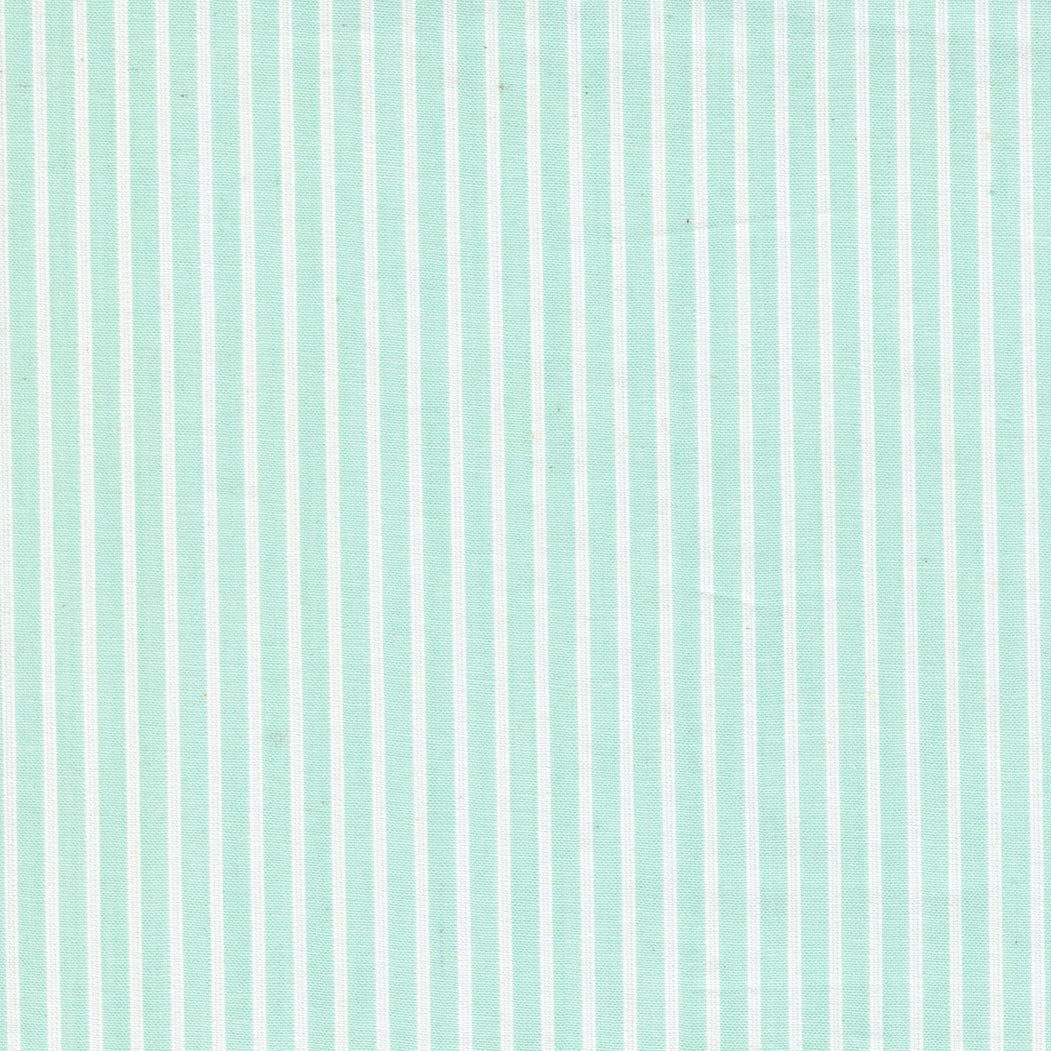 Merry Little Christmas Wovens; Stripes -Aqua, 1/4 yard