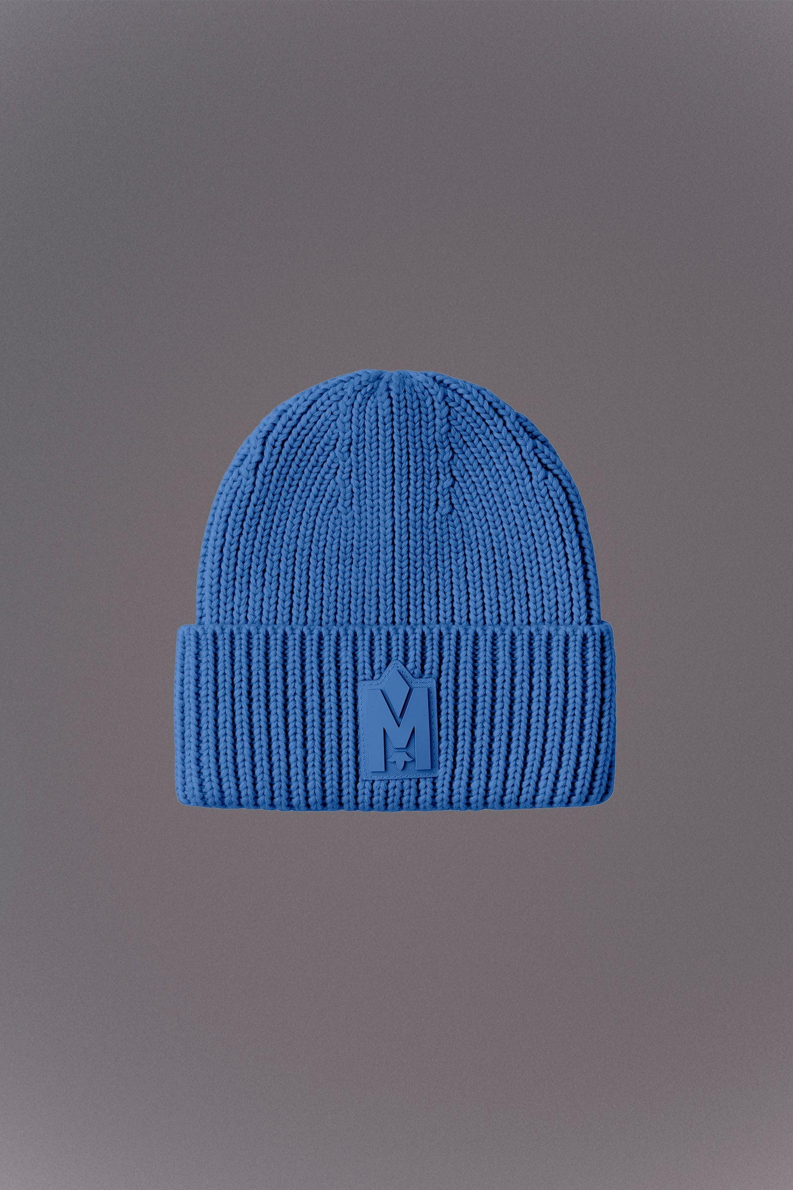 Tuque tricotée à la main JUDE-MZ avec poignets côtelés