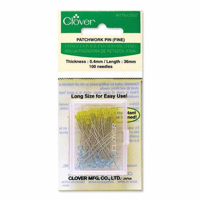 Clover Patchwork Pins, Fine, 100 - 36mm (1 3/8")