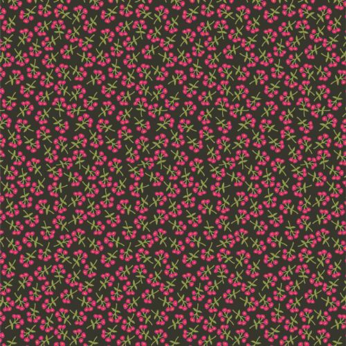 AGF Open Heart Collection; Sweet Floret Cerise, 1/4 yard