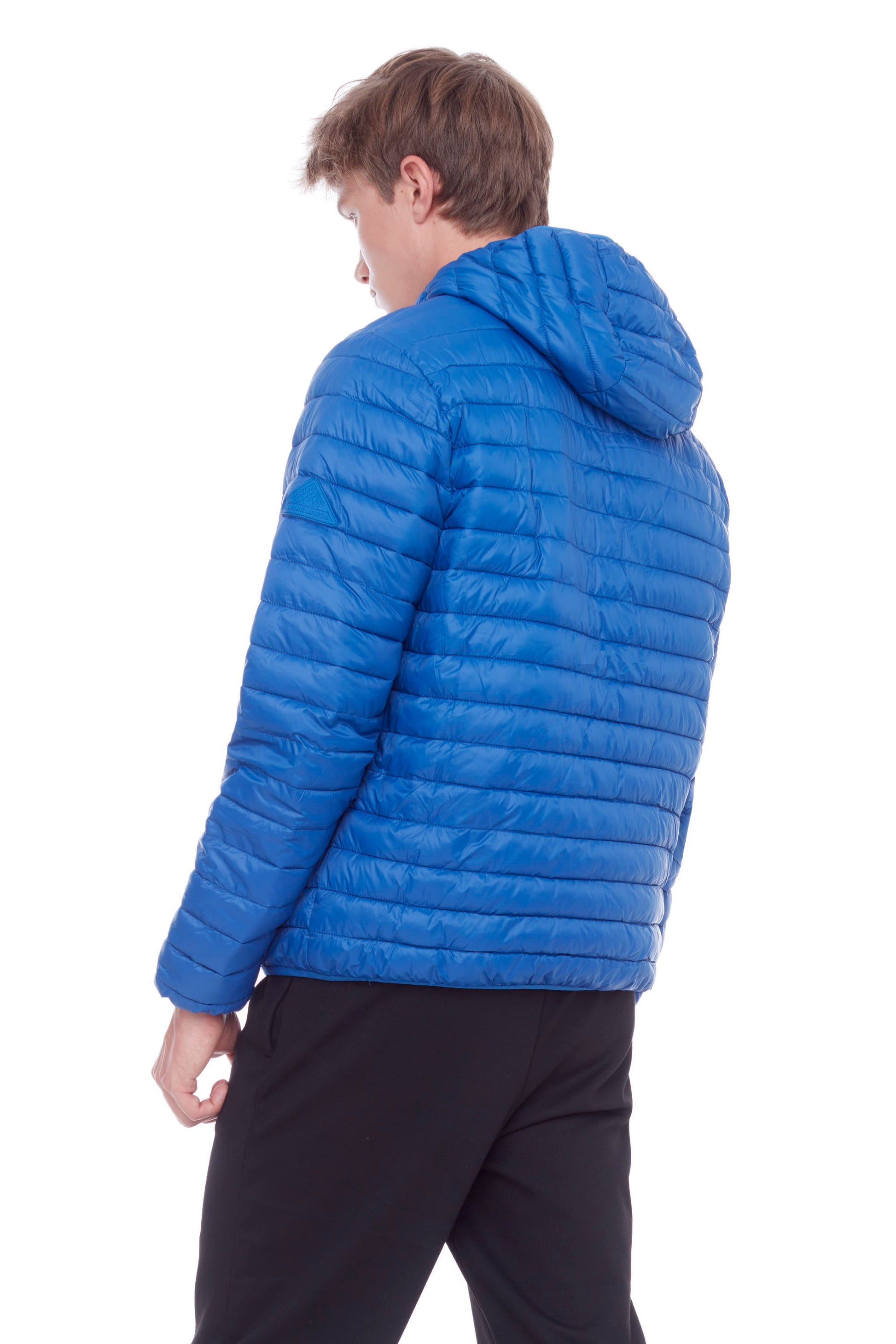 YOHO HOMMES | DOUDOUNE LÉGÈRE ET COMPACTE EN DUVET VÉGAN (RECYCLÉE) POUR HOMMES, COBALT