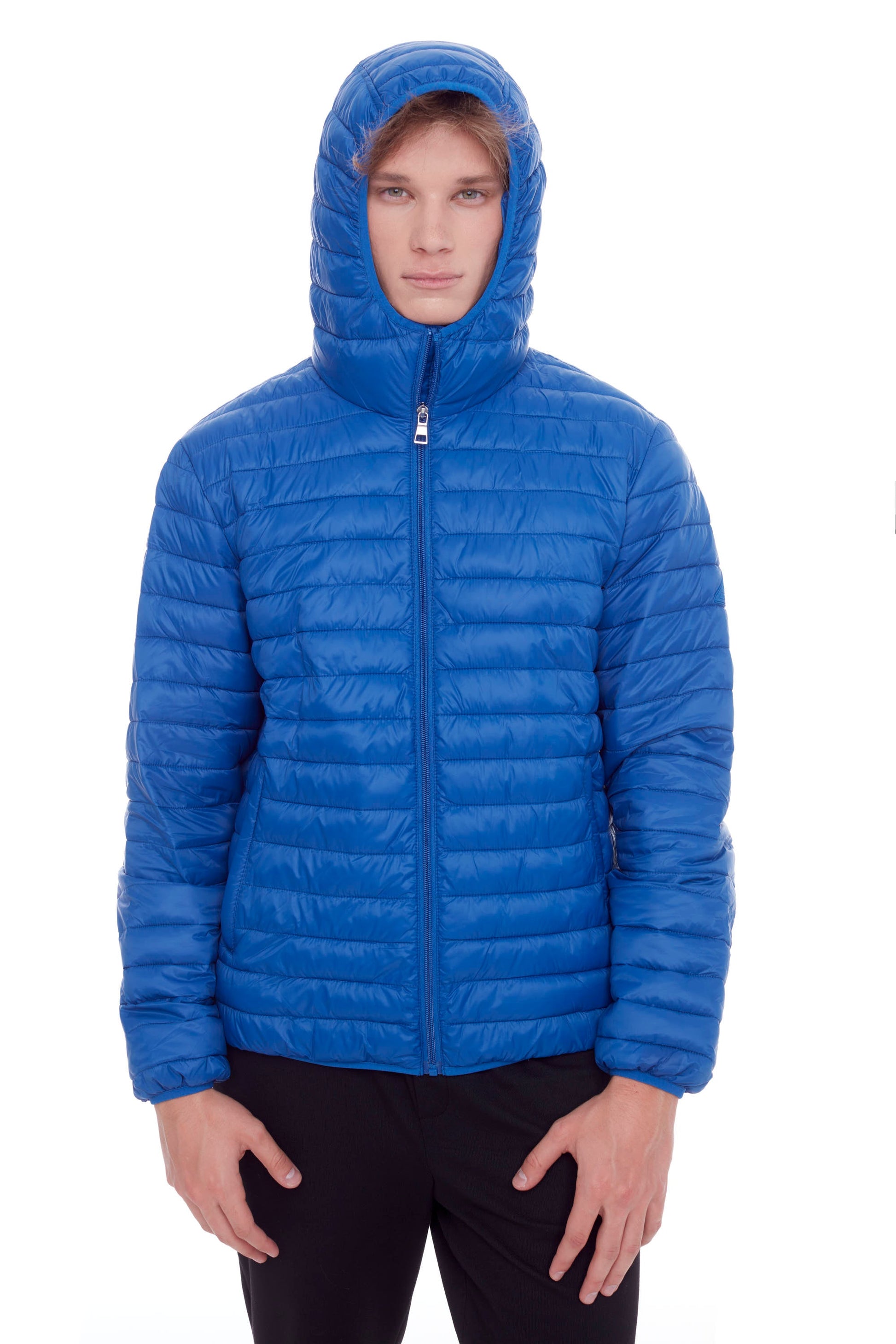 YOHO HOMMES | DOUDOUNE LÉGÈRE ET COMPACTE EN DUVET VÉGAN (RECYCLÉE) POUR HOMMES, COBALT