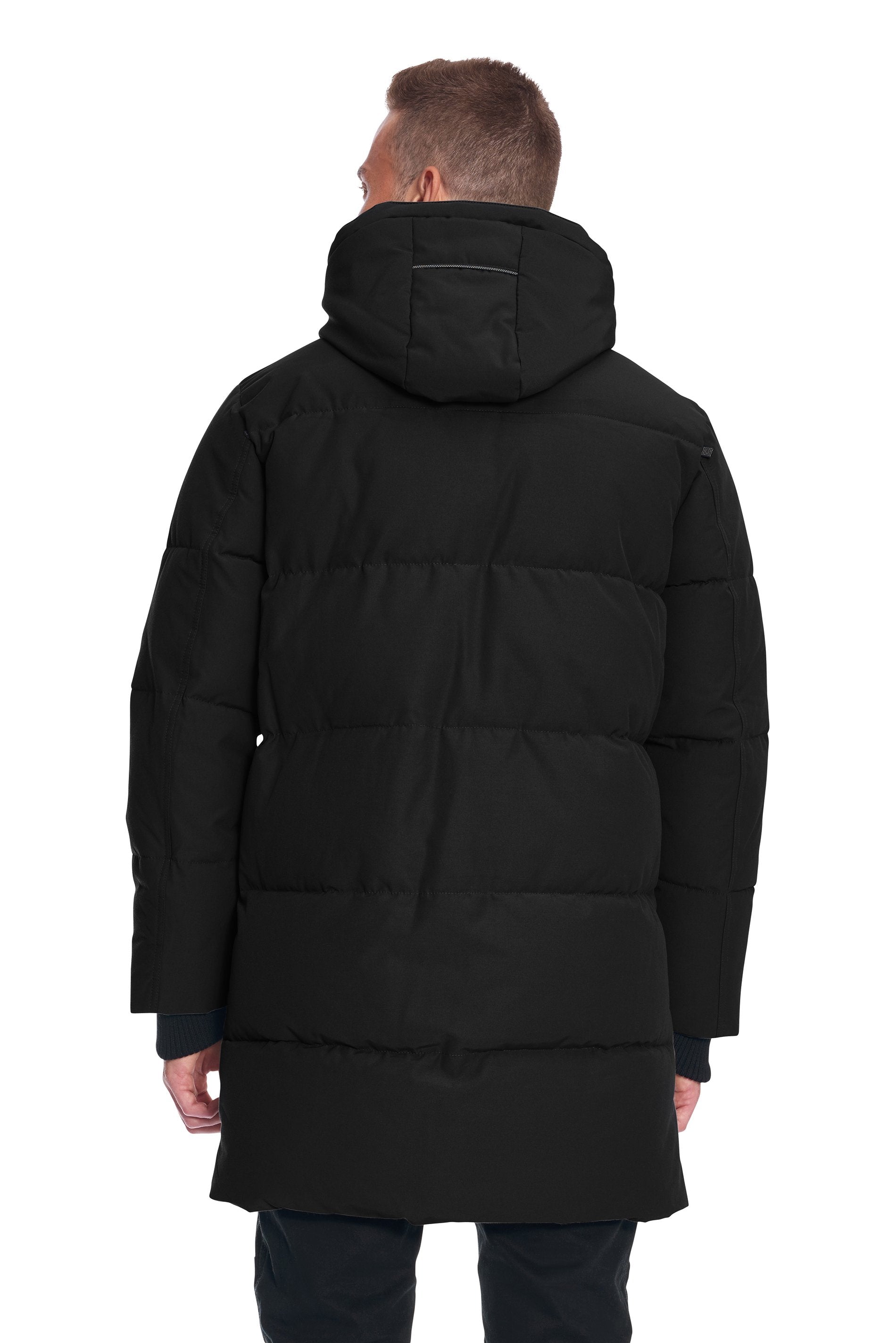 JASPER | DOUDOUNE EN DUVET VÉGAN (RECYCLÉE) POUR HOMME, NOIR