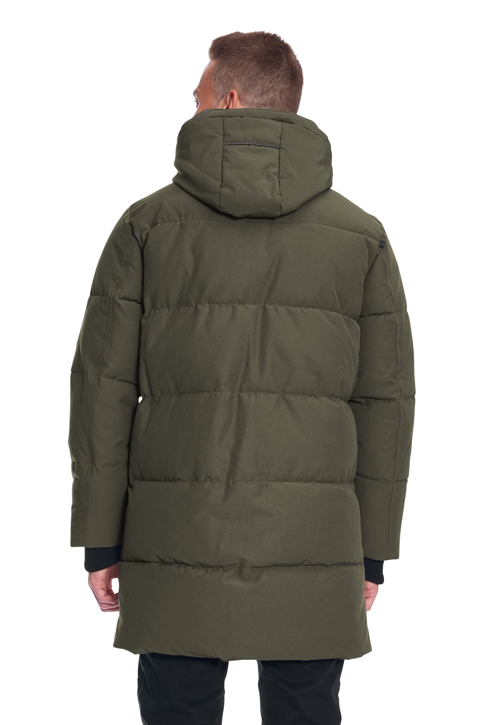 JASPER | DOUDOUNE EN DUVET VÉGAN (RECYCLÉE) POUR HOMMES, OLIVE