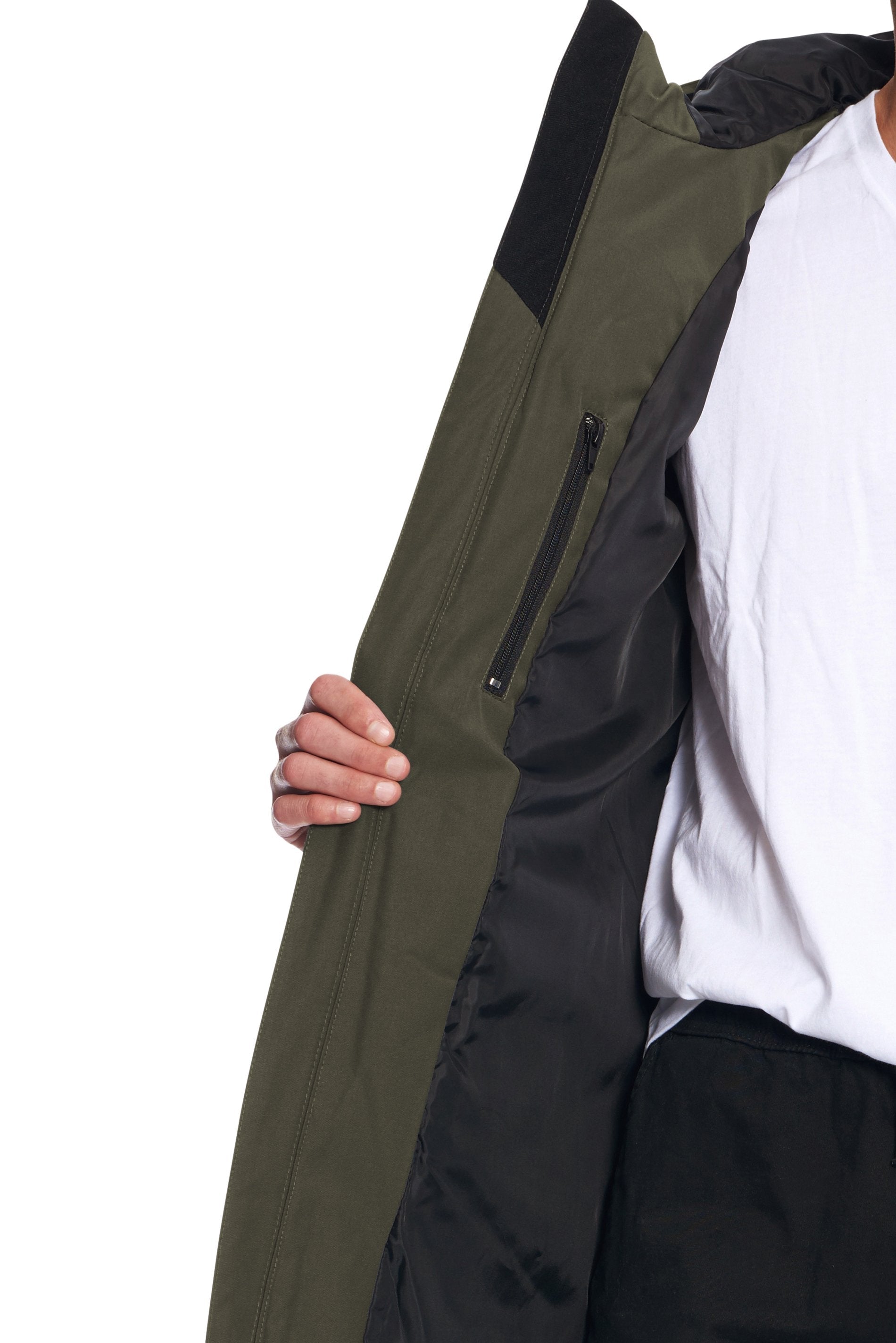 JASPER | DOUDOUNE EN DUVET VÉGAN (RECYCLÉE) POUR HOMMES, OLIVE