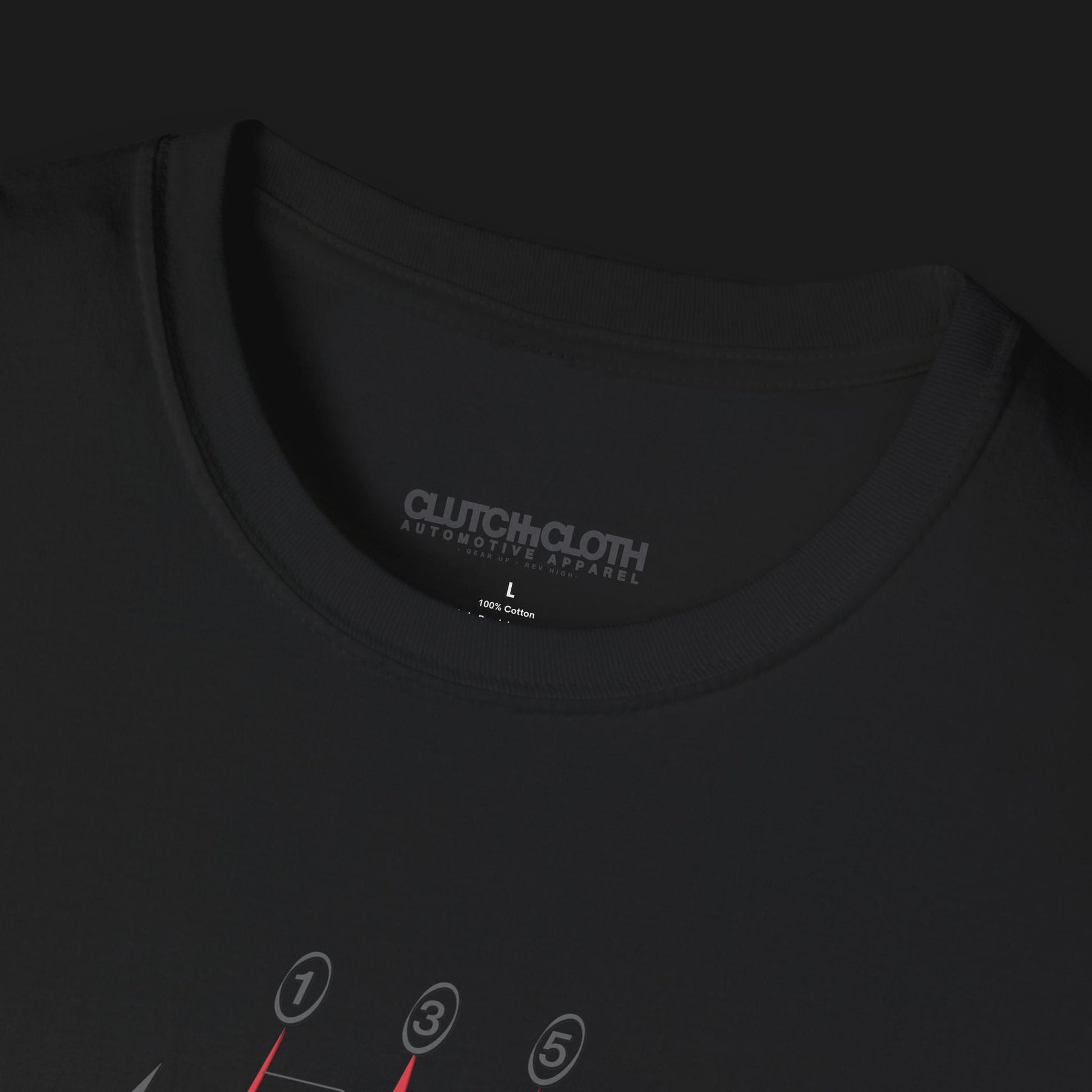 T-shirt graphique automobile avec changement de vitesse manuel et battement de cœur | Homme et femme (unisexe)