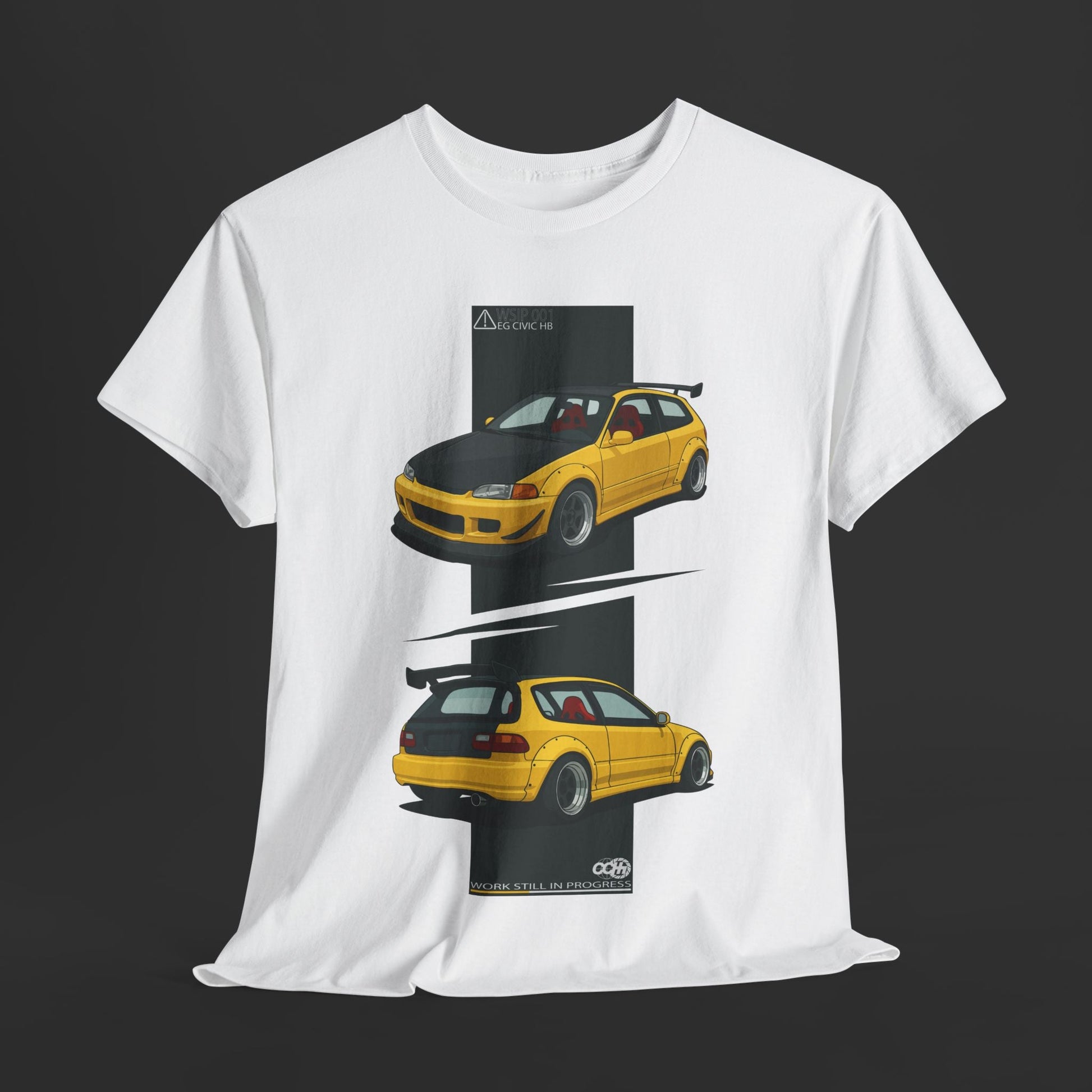 T-shirt graphique automobile ClutchCloth EG Hatch WSIP