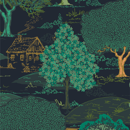 AGF Abode; Hillside Cottage, 1/4 yard