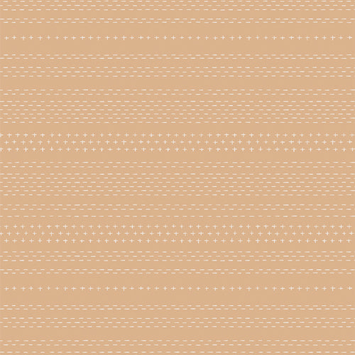 AGF All is Well, Sashiko Mending Tan, 1/4 yard