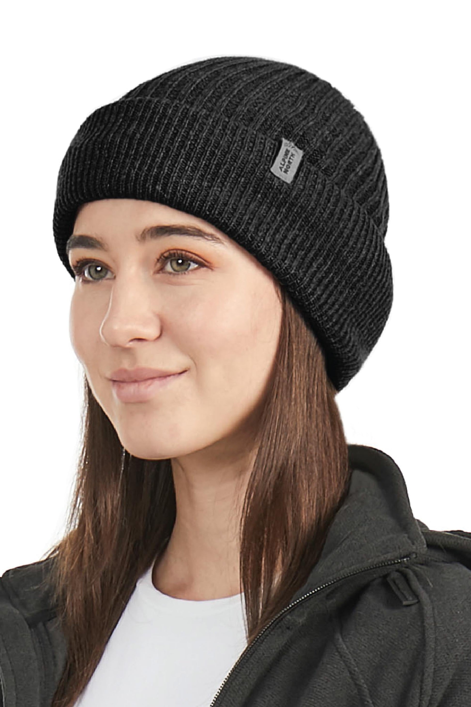 MUSKOKA | UNISEX CUFF BEANIE, BLACK