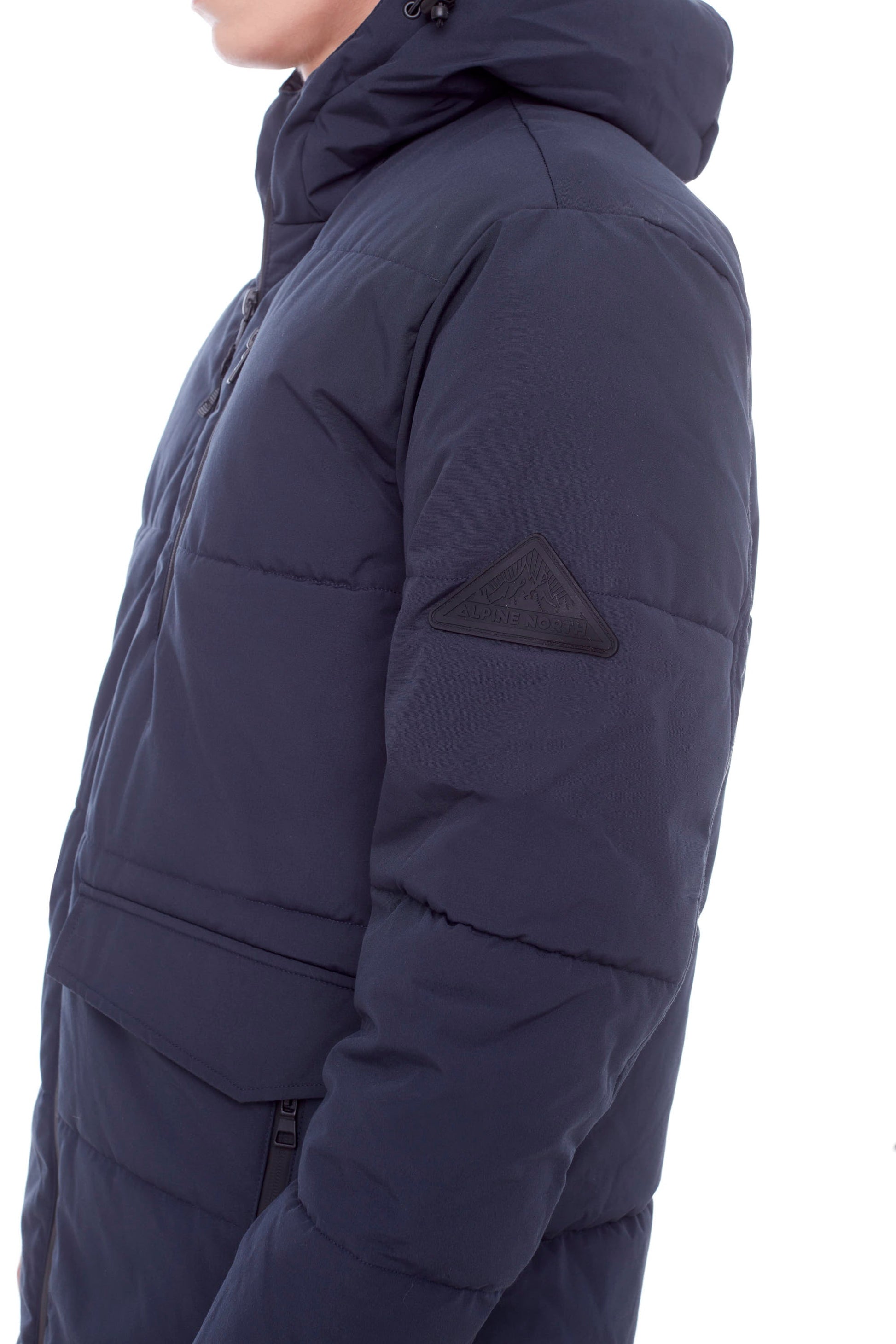JASPER | DOUDOUNE EN DUVET VÉGAN (RECYCLÉE) POUR HOMME, BLEU MARINE