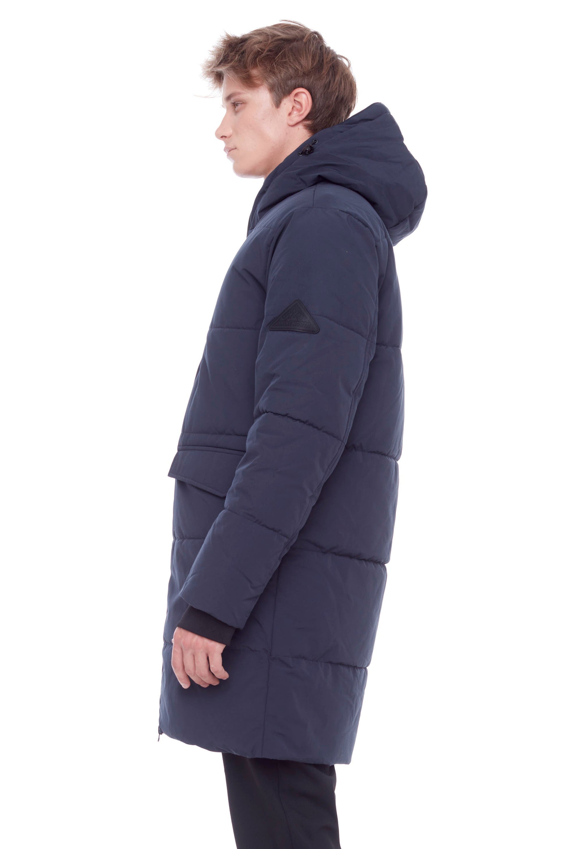 JASPER | DOUDOUNE EN DUVET VÉGAN (RECYCLÉE) POUR HOMME, BLEU MARINE