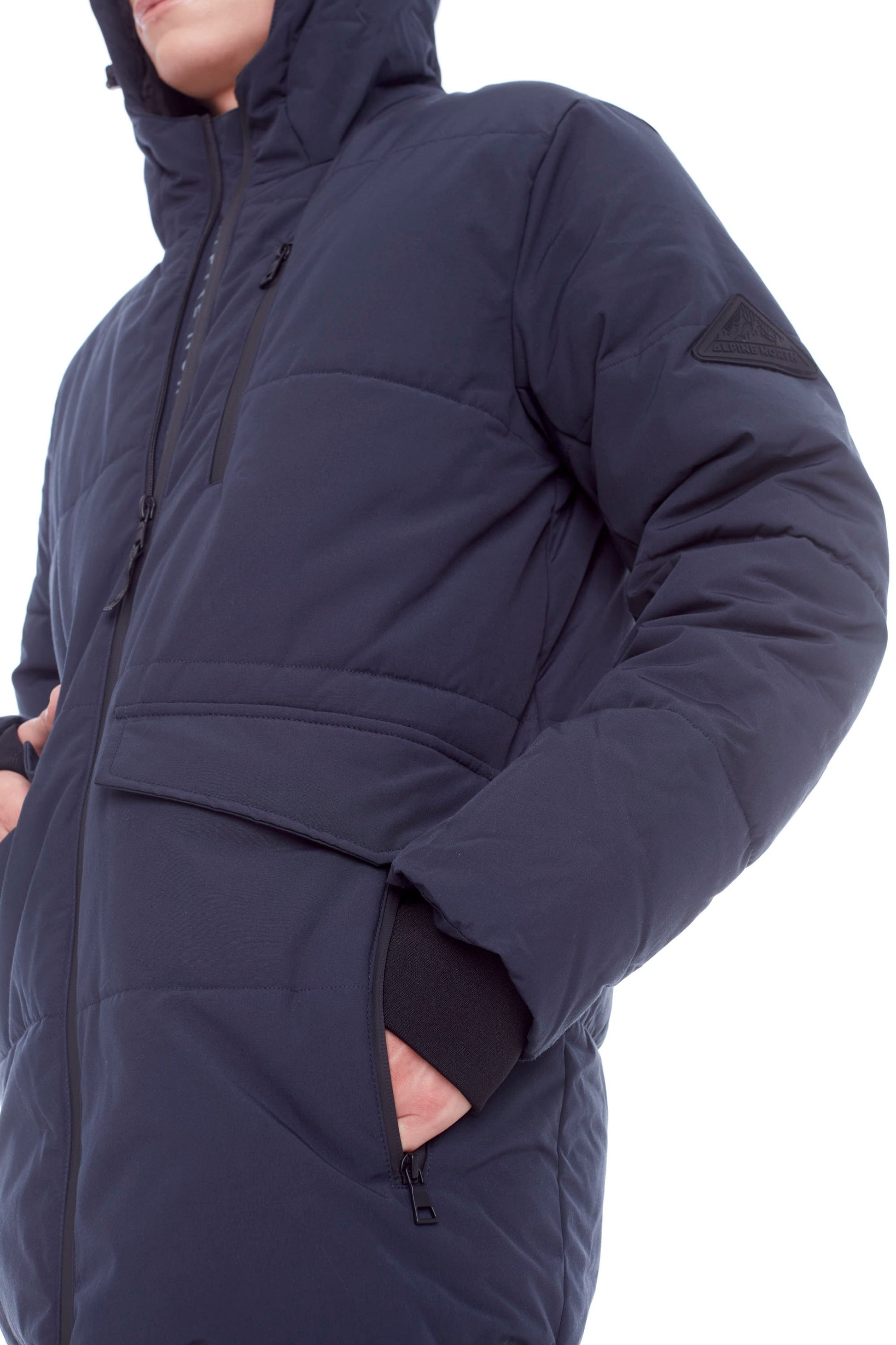 JASPER | DOUDOUNE EN DUVET VÉGAN (RECYCLÉE) POUR HOMME, BLEU MARINE