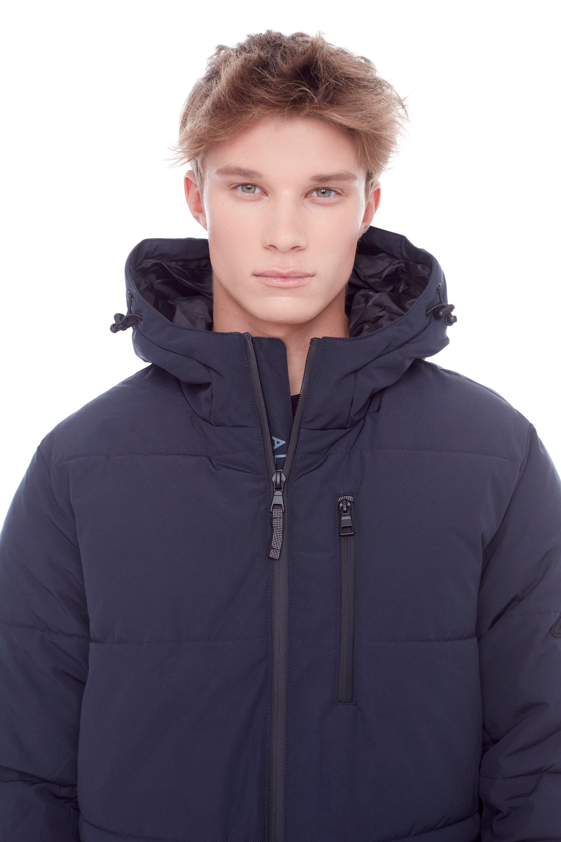 JASPER | DOUDOUNE EN DUVET VÉGAN (RECYCLÉE) POUR HOMME, BLEU MARINE