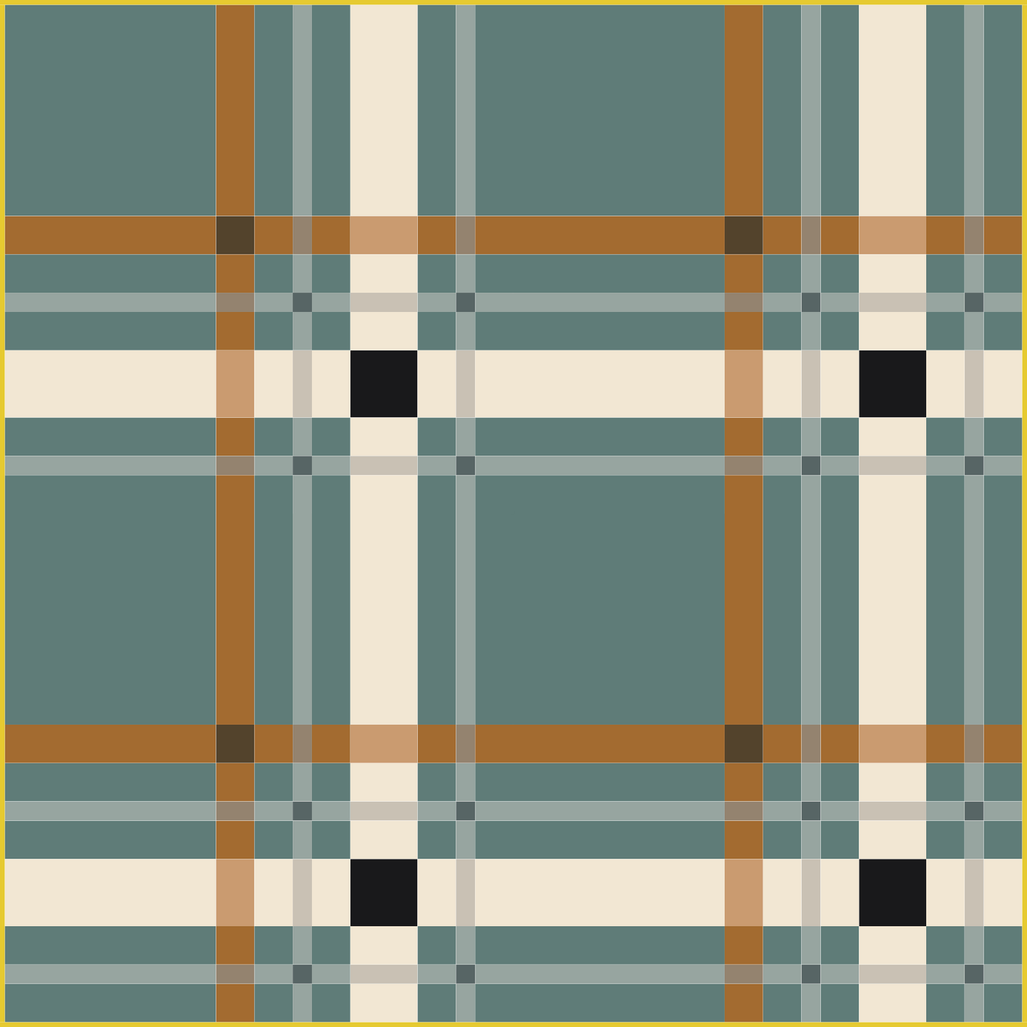 Upscale Plaid Quilt Kit - The "Almost Mediterraneo" version