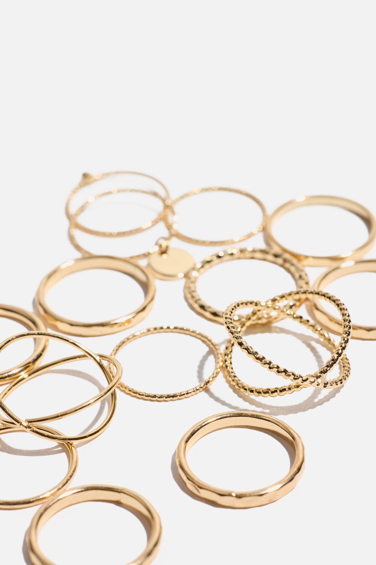 Pack multiple de bagues délicates