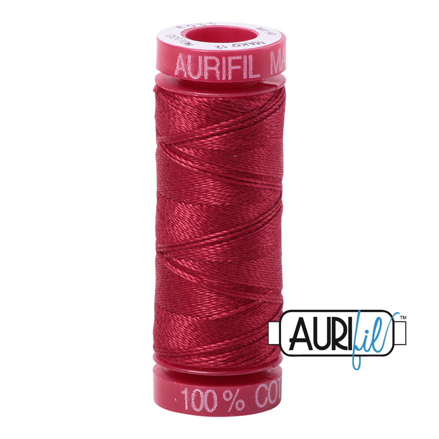 Aurifil Thread - Burgundy 1103 - 12wt