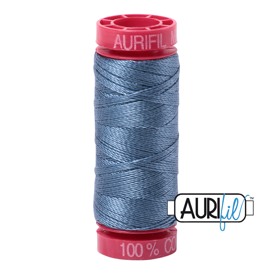 Fil Aurifil – Bleu gris 1126 – 12wt