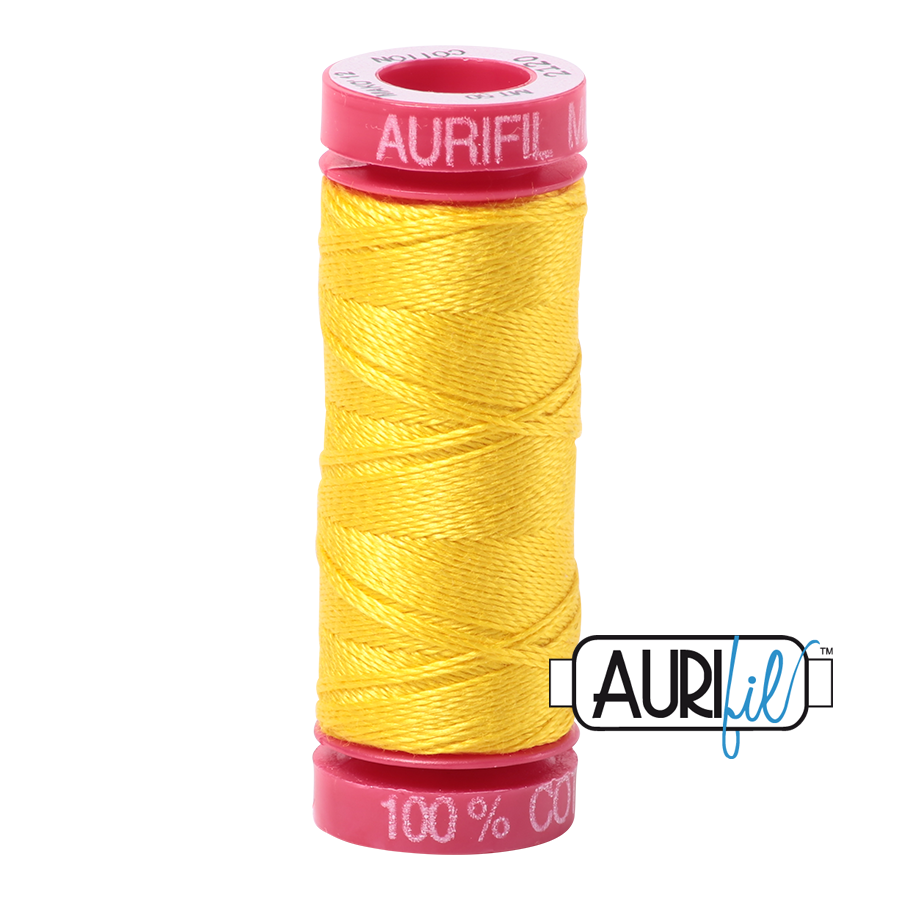 Fil Aurifil - Canary 2120 - 12wt