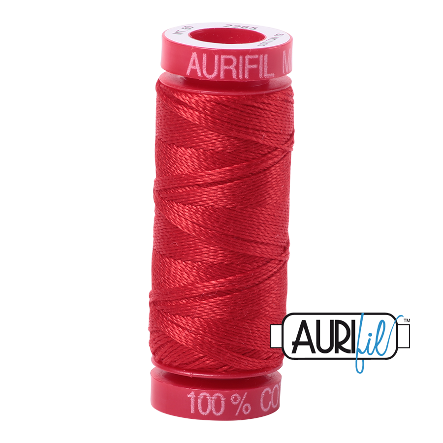 Aurifil Thread - Lobster Red 2265 - 12wt