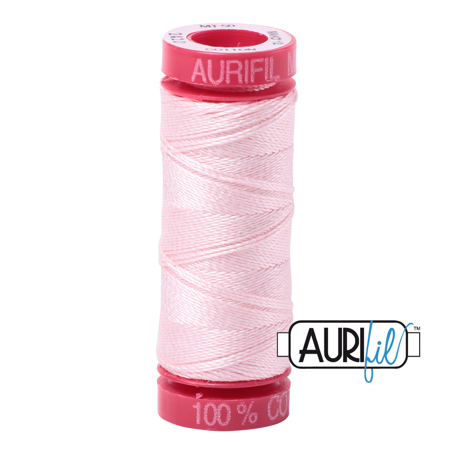 Aurifil Thread - Pale Pink 2410 - 12wt