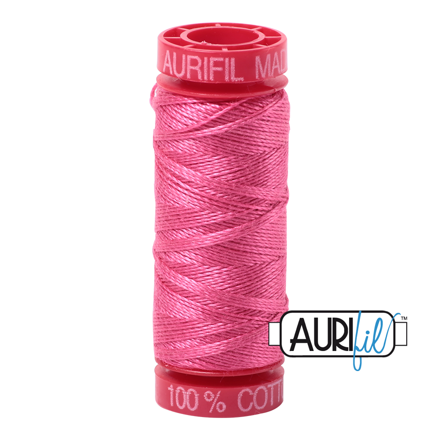 Fil Aurifil - Rose fleuri 2530 - 12wt
