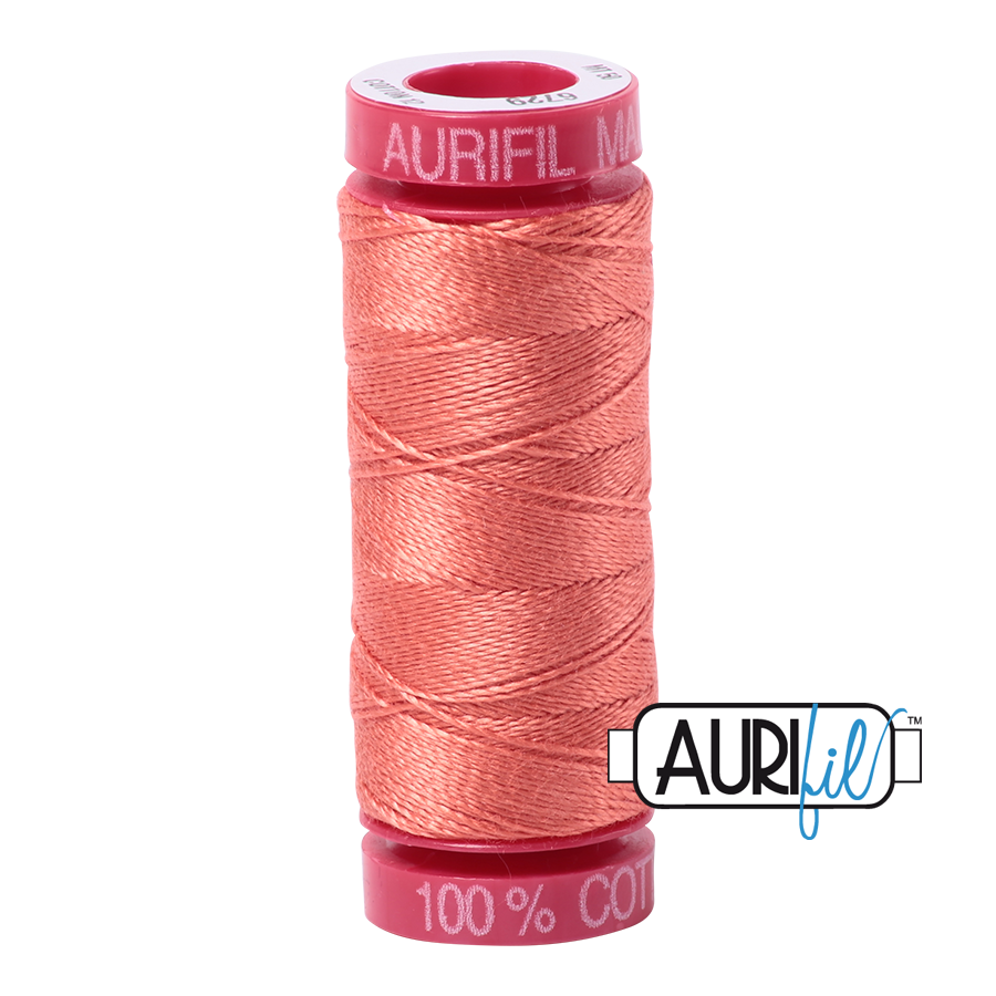 Aurifil Thread -Tangerine Dream 6729 - 12wt