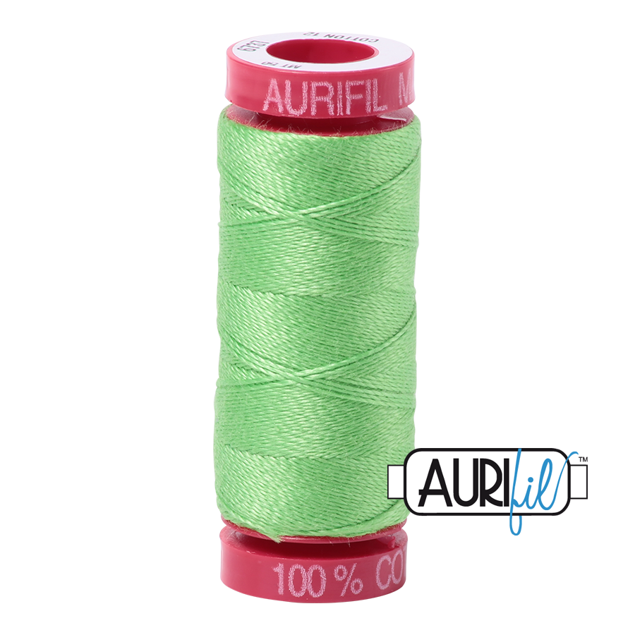 Aurifil Thread - Shamrock Green 6737 - 12wt