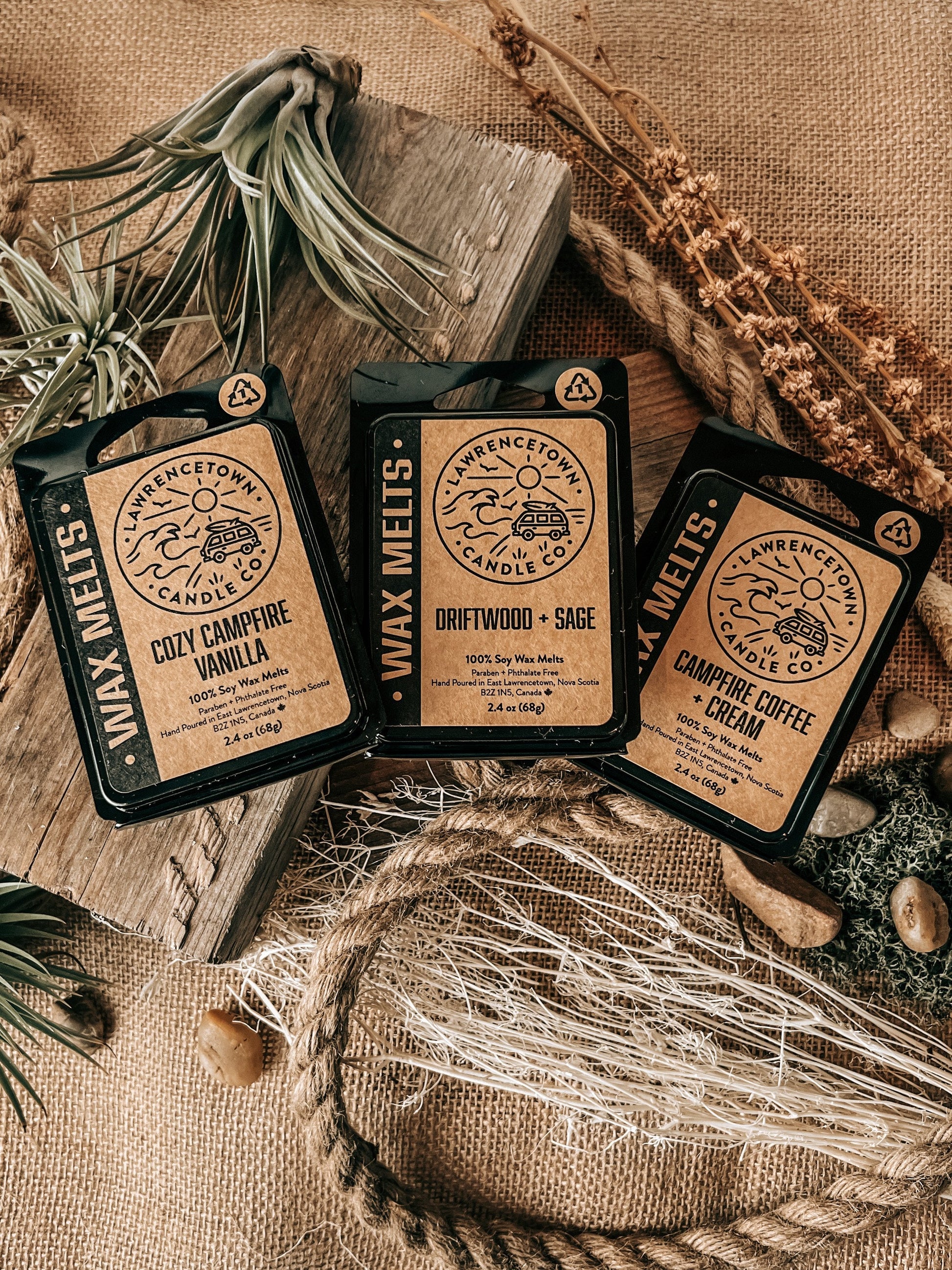 ENSEMBLE DE CIRE FONDUES