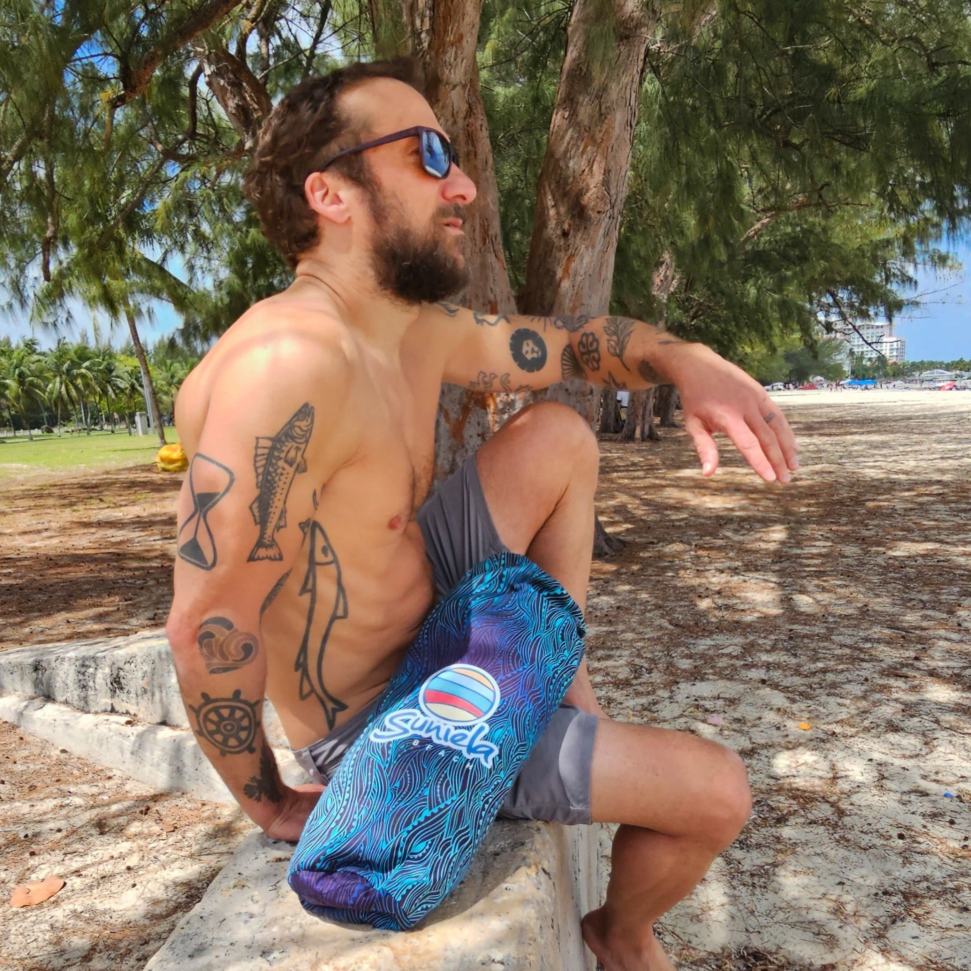 Cabane de plage en coton prête à voyager