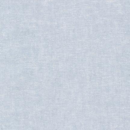 Mélange lin/coton teint en fil Essex - Chambray, 1/4 yard