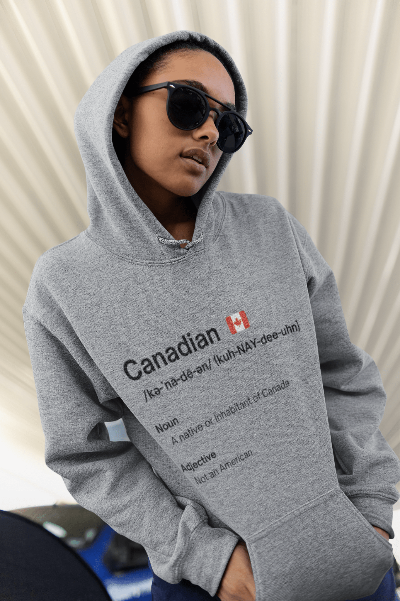 Canadian "Not American" Classic Unisex Pullover Hoodie