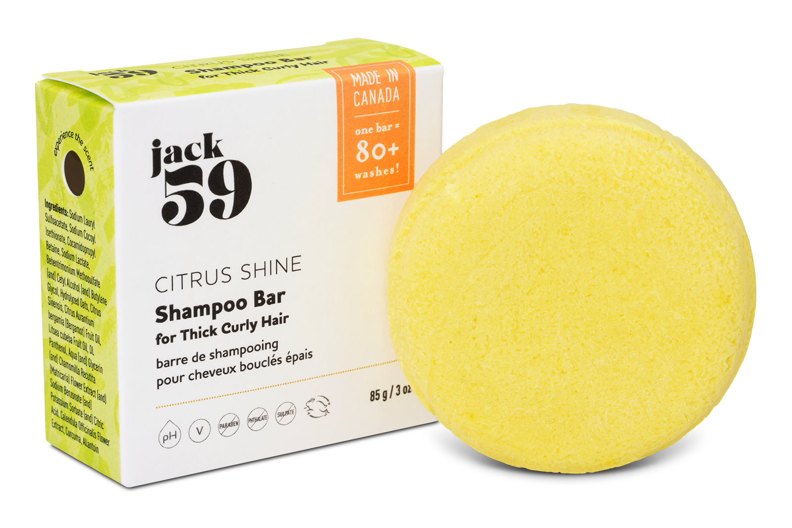 Citrus Shine Shampoo Bar