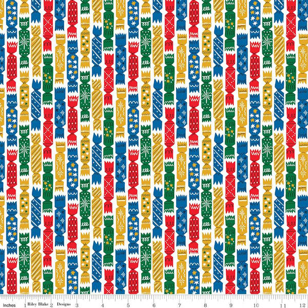 Deck the Halls -Crackers B, 1/4 yard