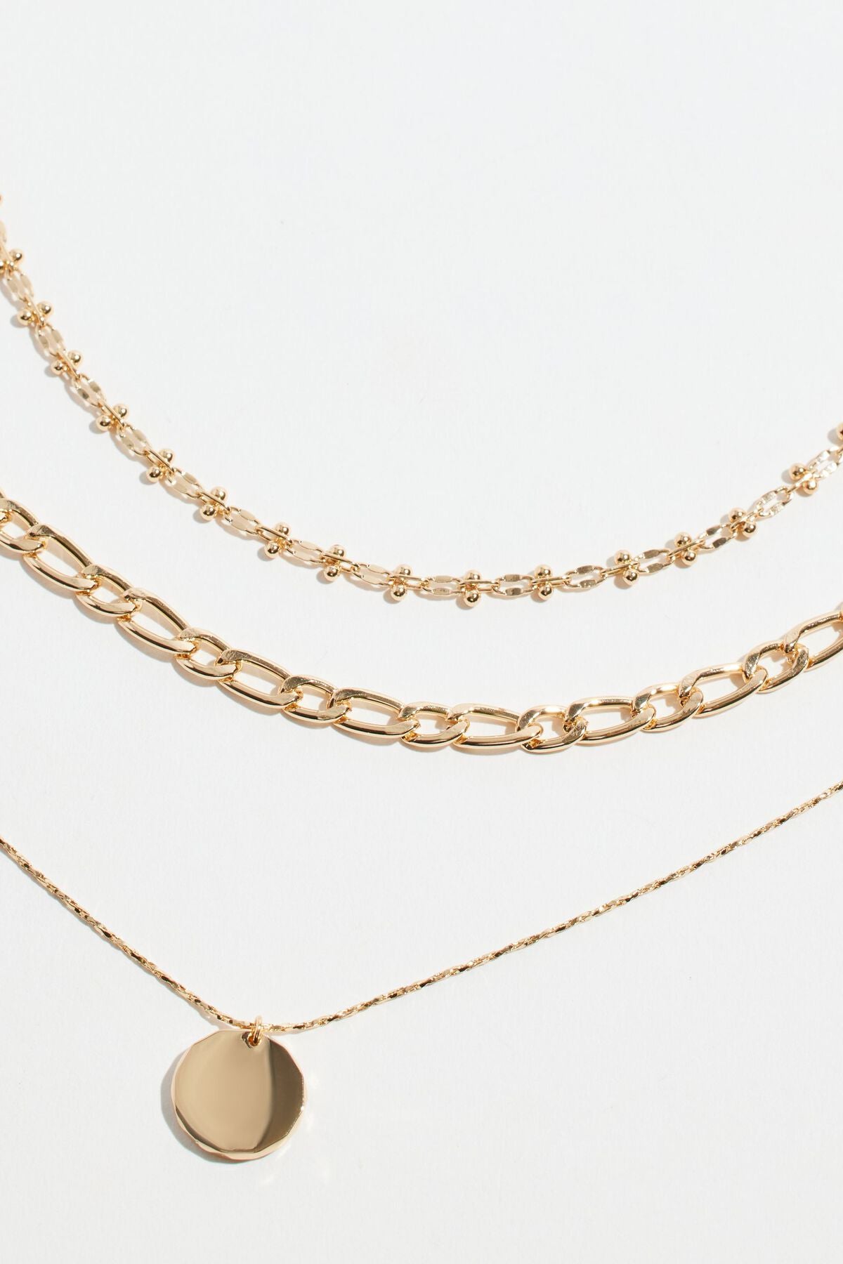 Collier pendentif en diamant superposé