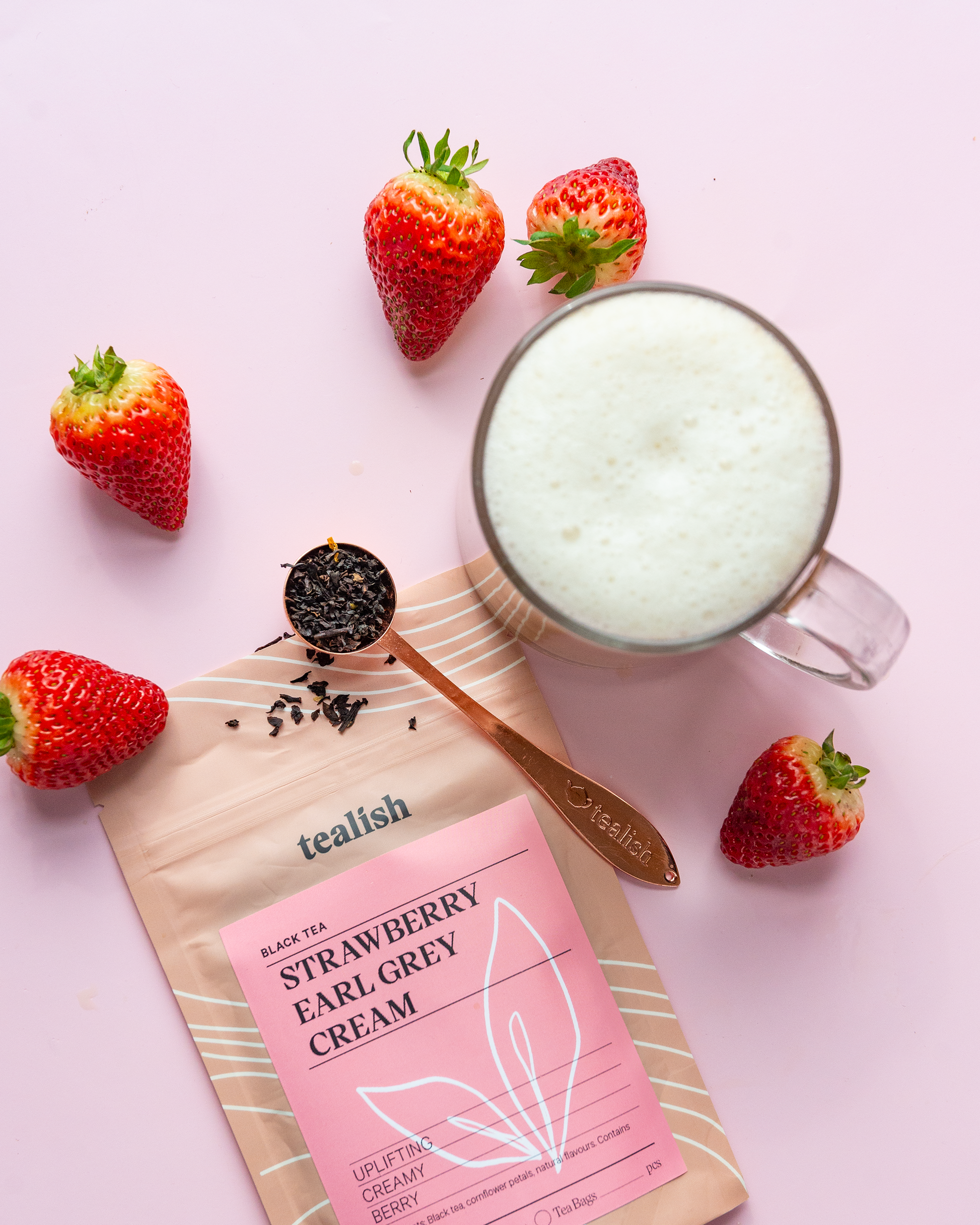 Strawberry Earl Grey Cream