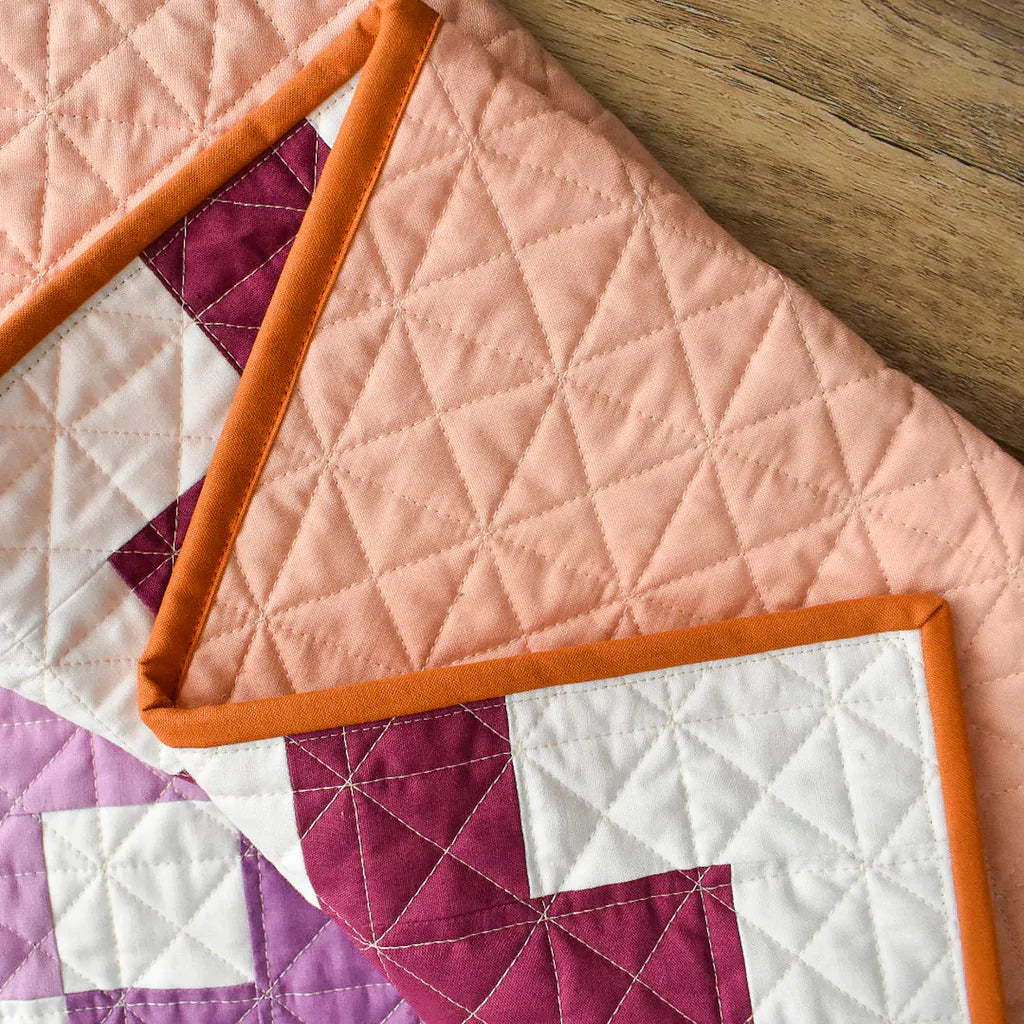 Celtic Crossing Quilt Kit - Red & Lilac