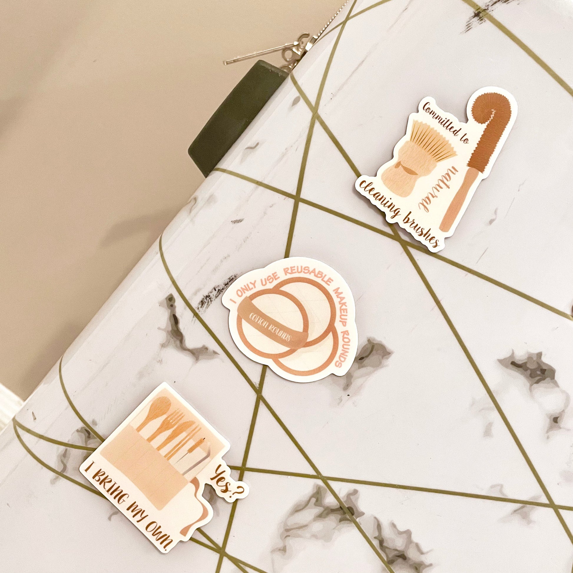 "Committed to Natural Cleaning Brushes" Sticker