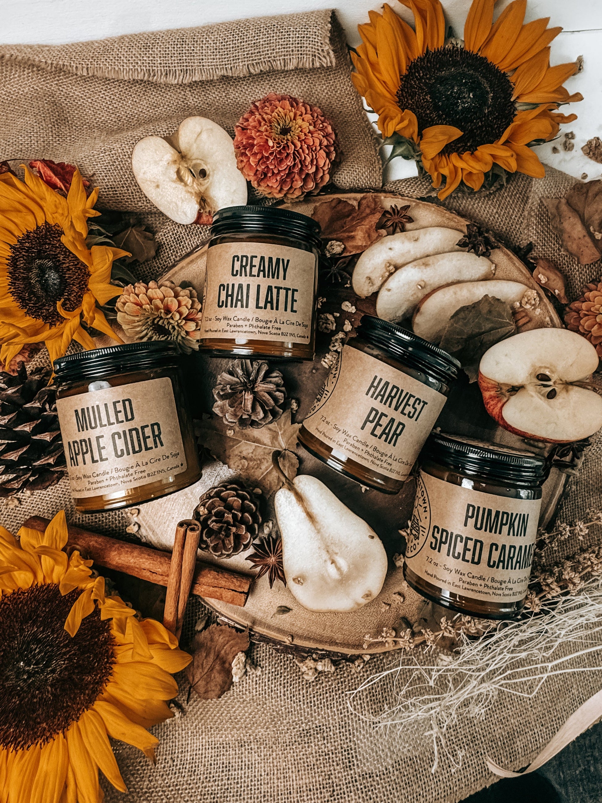 Coffret de bougies d'automne