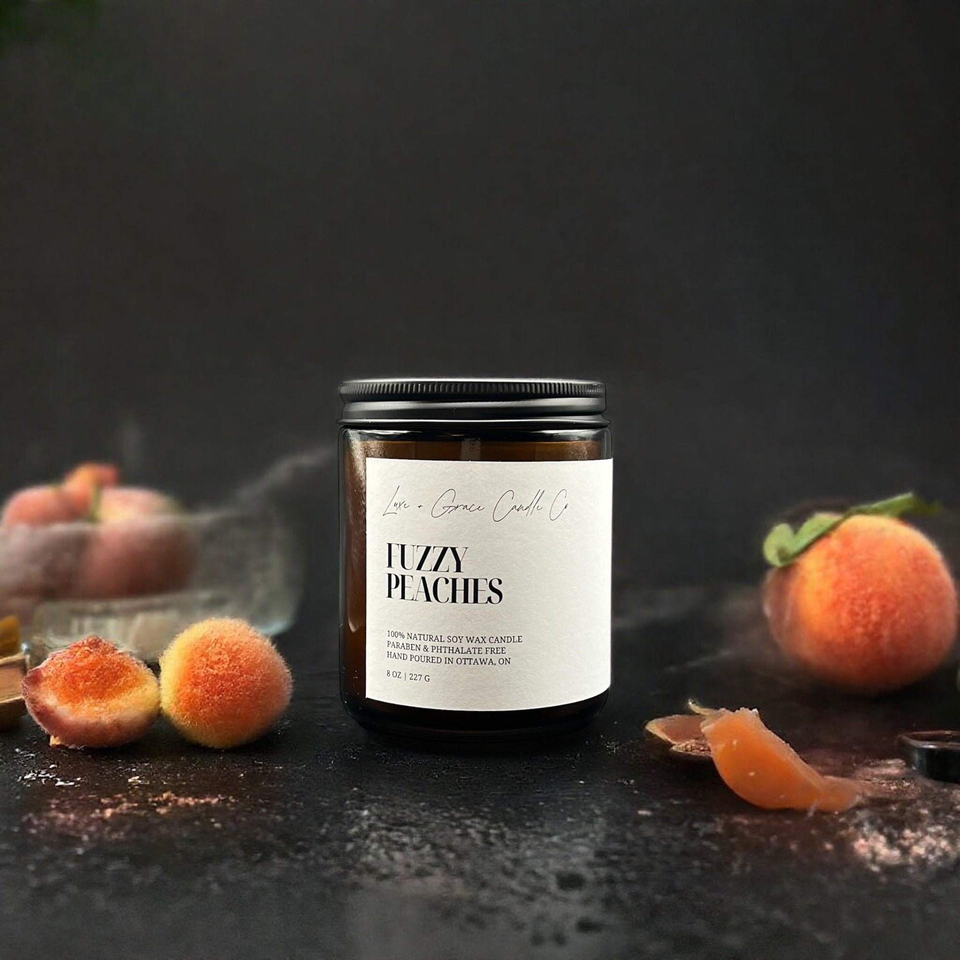 Fuzzy Peaches - Bougie en cire de soja