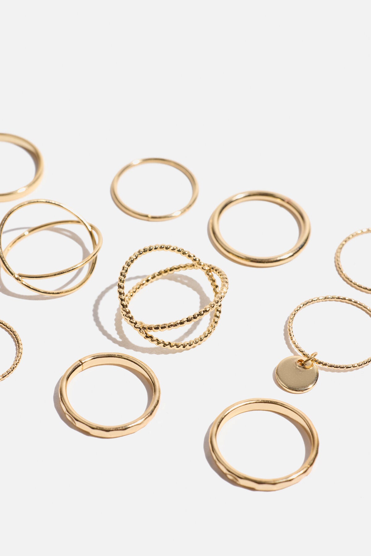 Pack multiple de bagues délicates